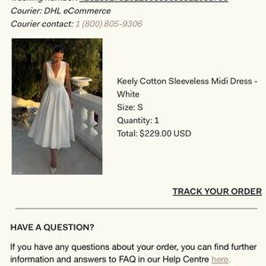 White Cotton Sleeveless Midi Dress